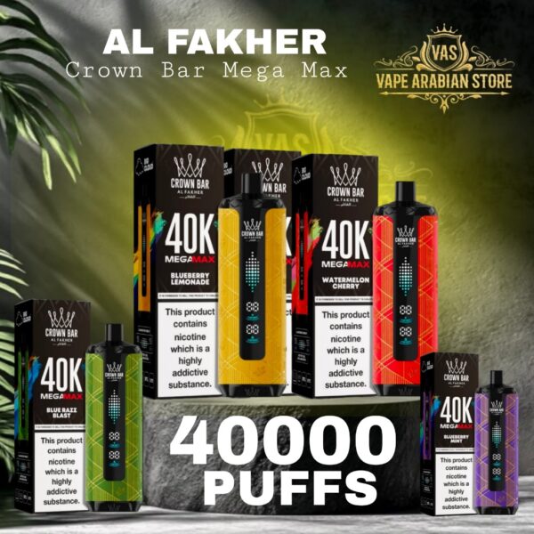 Al Fakher Crown Bar Mega Max 40000 Puffs