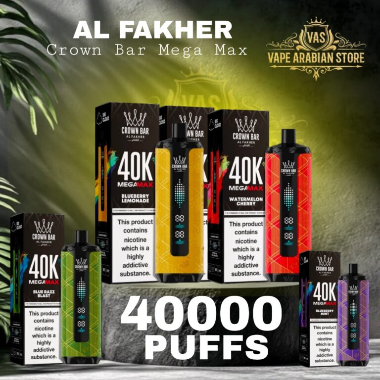 Al Fakher Crown Bar Mega Max 40000 Puffs