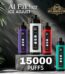 Al Fakher Crown Bar Ice Adjust Disposable 15000 Puffs