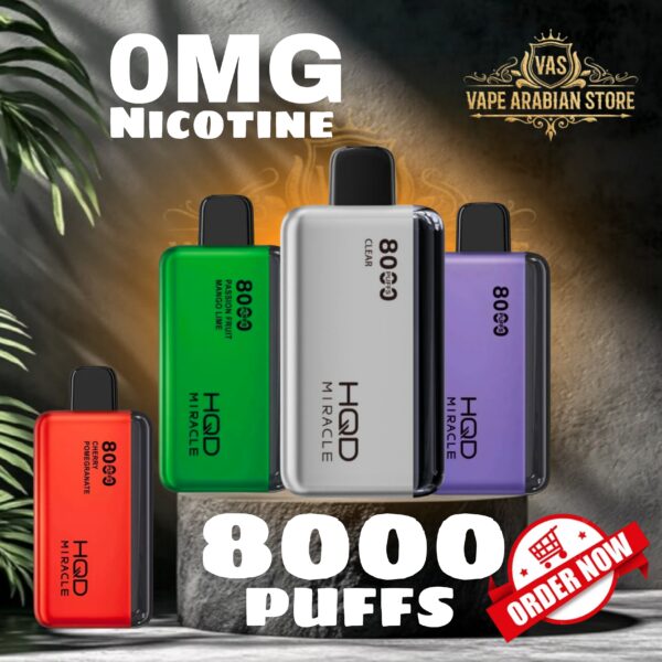 HQD Miracle 8000 Puffs