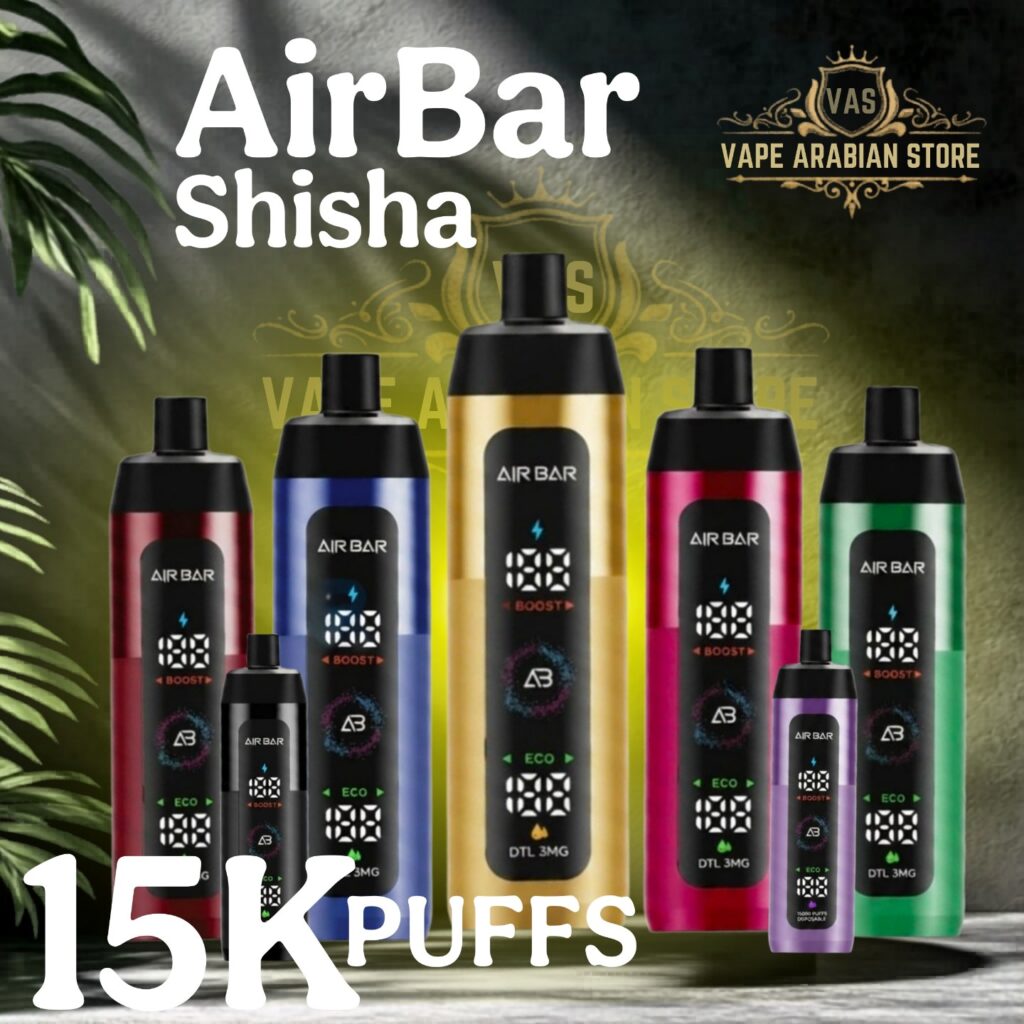 Airbar E shisha 15000 Puffs 3mg Disposable Vape