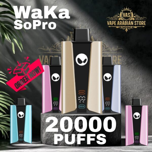 Waka SoPro 20000 Puffs Disposable Vape 50mg – Authentic in UAE