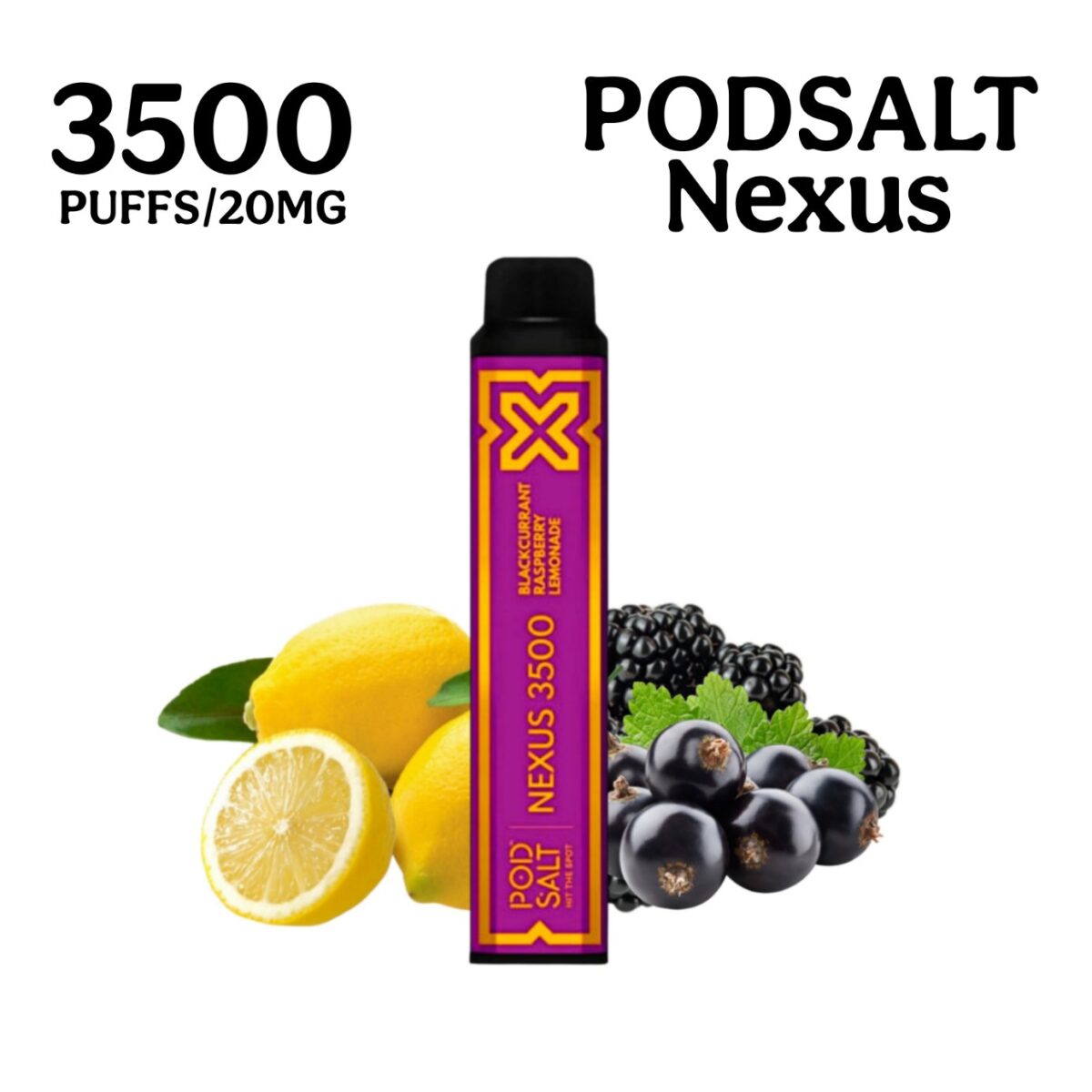 Pod Salt Nexus 3500 Puffs 20mg Disposable Vape - Image 3