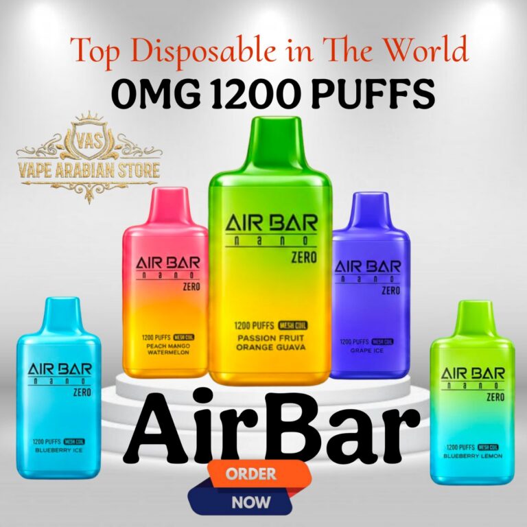 Air Bar Nano Zero 1200 Puffs 0mg disposable vape