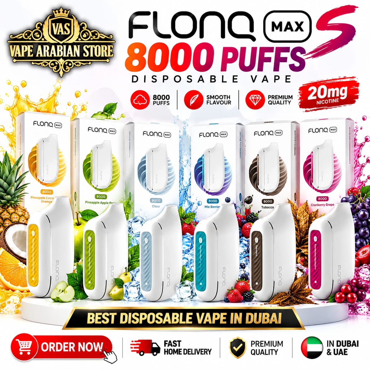 Flong max S 8000 Puffs 20mg Disposable Vape Flonq Max S 8000 Puffs 20mg Disposable Vape